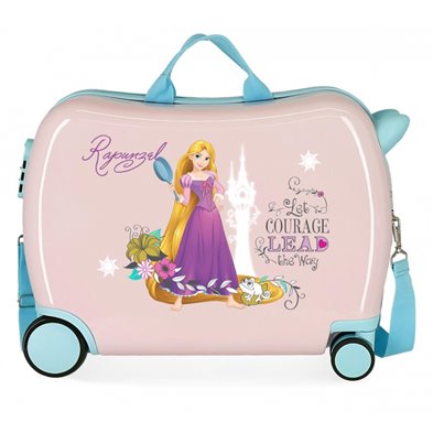 Maleta infantil 2 ruedas multidireccionales Rapunzel