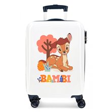 Maleta de cabina Bambi rígida 55 cm Blanco