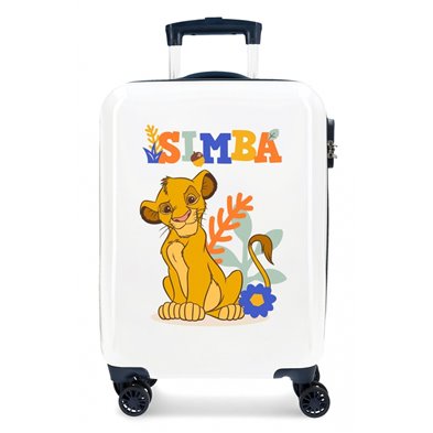Maleta de cabina Simba Colors rígida 55 cm Blanco