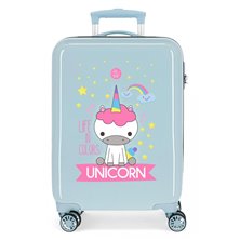 Maleta de cabina rígida Little Me Unicorn Azul claro