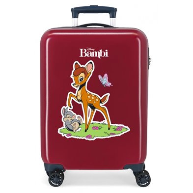 Maleta de cabina Bambi rígida 55 cm Granate