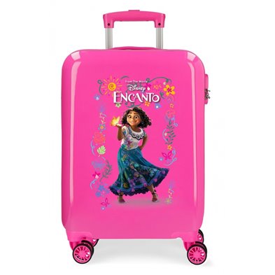Maleta de cabina Encanto Mirabel rígida 55 cm Fucsia