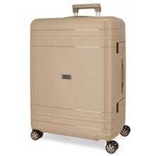 Maleta Mediana Movom Dimension Rígida 66cm Champagne