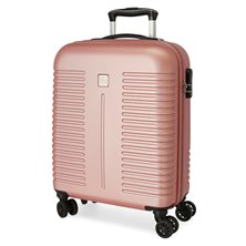 Maleta de cabina Roll Road India Rígida 55cm Nude