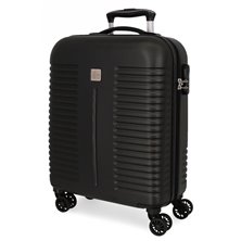 Maleta de cabina Roll Road India Rígida 55cm Negro