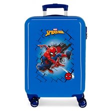 Maleta de Cabina Spiderman Red rígida 55cm Azul