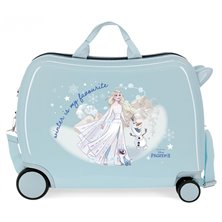 Maleta infantil Frozen Winter is my favourite con ruedas multidireccionales Azul