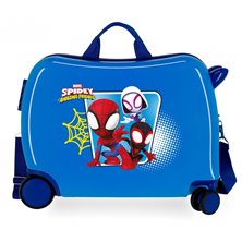 Maleta infantil 2 ruedas multidireccionales Spidey Team Up