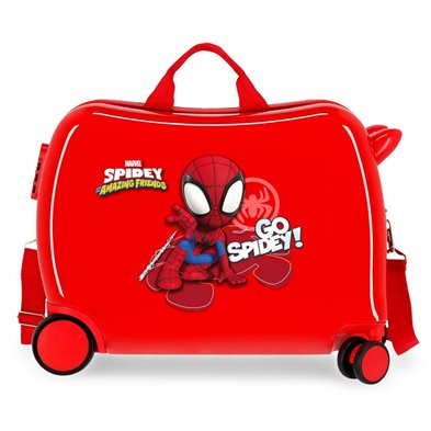Maleta infantil 2 ruedas multidireccionales Go Spidey