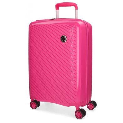 Maleta de cabina Movom Tokyo Fucsia rígida 55cm