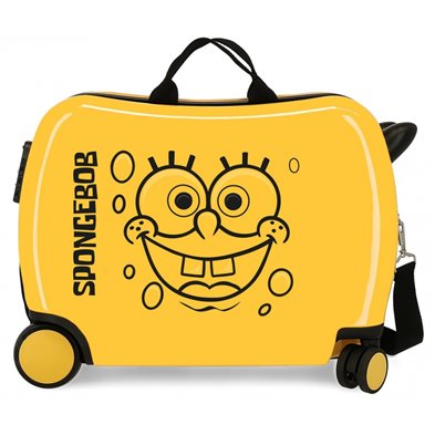 Maleta infantil 2 ruedas multidireccionales Sponge Bob