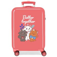 Maleta de cabina Aristocats Better Together rígida 55cm coral