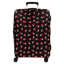 Funda para maleta mediana Minnie negra