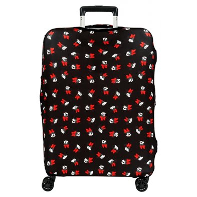 Funda para maleta mediana Minnie negra