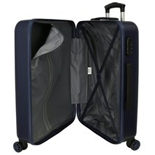 Maleta mediana EL POTRO Chic rígida 65cm Marino