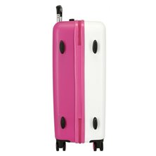 Maleta mediana Minnie rígida 68cm Sunny Day Flores Fucsia