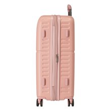 Maleta mediana Pepe Jeans Laila rosa claro rígida 70cm