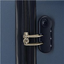Maleta Mediana Pepe Jeans Leslie rígida 65cm azul marino