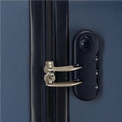 Maleta Mediana Pepe Jeans Leslie rígida 65cm azul marino