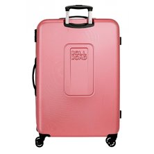 Maleta Mediana Roll Road Camboya Rígida 68cm Rosa