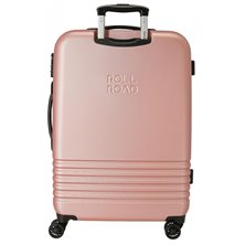 Maleta Mediana Roll Road India rígida 70cm Nude