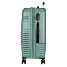 Maleta Mediana Roll Road India rígida 70cm Turquesa