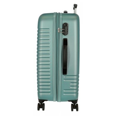 Maleta Mediana Roll Road India rígida 70cm Turquesa
