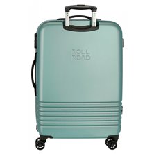 Maleta Mediana Roll Road India rígida 70cm Turquesa