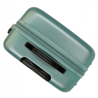 Maleta Mediana Roll Road India rígida 70cm Turquesa