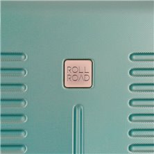 Maleta Mediana Roll Road India rígida 70cm Turquesa