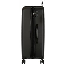 Maleta Mediana Roll Road Camboya Rígida 68cm Negro