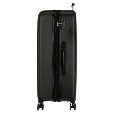 Maleta Mediana Roll Road Camboya Rígida 68cm Negro