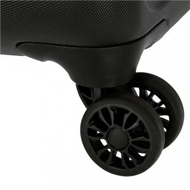 Maleta Mediana Roll Road Camboya Rígida 68cm Negro