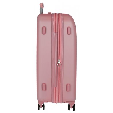 Maleta Mediana Movom Riga Rígida 70cm Rosa