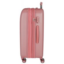 Maleta Mediana Movom Riga Rígida 70cm Rosa