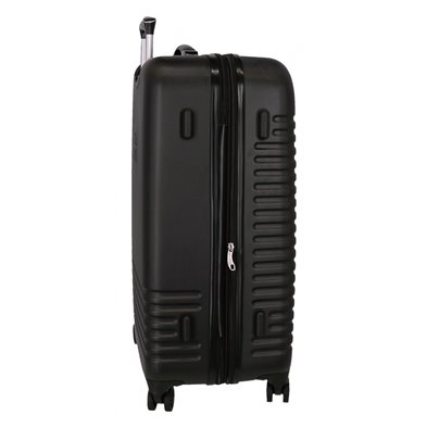 Maleta Mediana Roll Road India rígida 70cm Negro