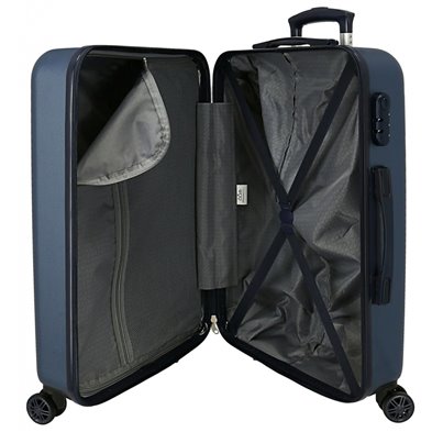 Maleta Mediana Movom Balls rígida 65cm denim