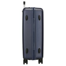 Maleta Mediana Movom Free Dots Rígida 65cm Azul Marino