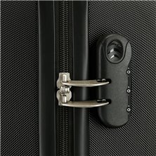 Maleta Mediana Roll Road The time is now rígida 65cm negro