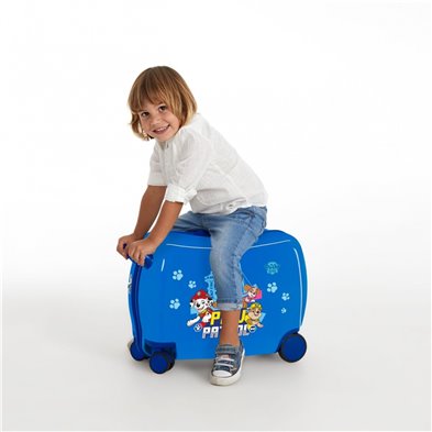 Maleta infantil 2 ruedas multidireccionales Paw Patrol Always Heroic Azul