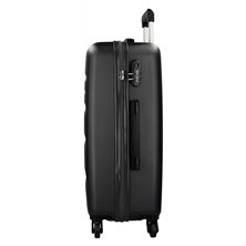 Maleta Mediana Rígida 65cm Roll Road Flex Negro