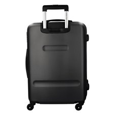 Maleta Mediana Rígida 65cm Roll Road Flex Negro