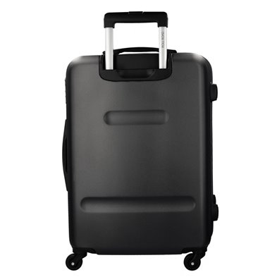 Maleta Mediana Rígida 65cm Roll Road Flex Negro