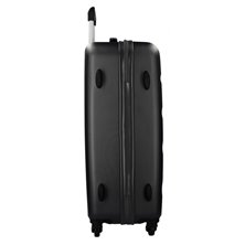 Maleta Mediana Rígida 65cm Roll Road Flex Negro