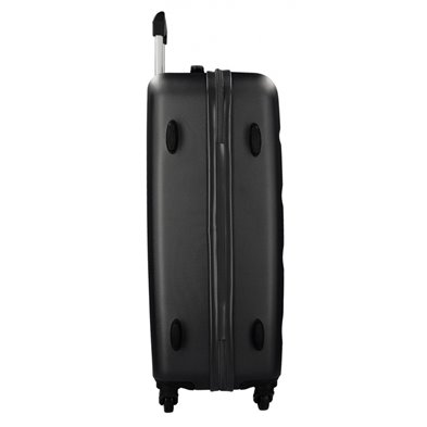Maleta Mediana Rígida 65cm Roll Road Flex Negro