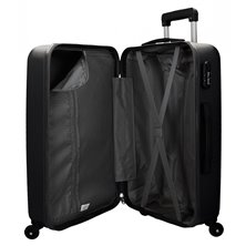 Maleta Mediana Rígida 65cm Roll Road Flex Negro