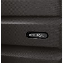 Maleta Mediana Rígida 65cm Roll Road Flex Negro