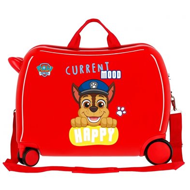Maleta Infantil La Patrulla Canina Rojo