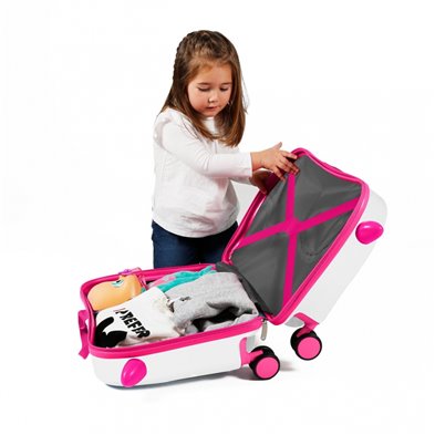 Maleta infantil 2 ruedas multidireccionales Little Me Unicorn Multicolor