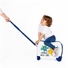 Maleta infantil 2 ruedas multidireccionales Little Me Friends